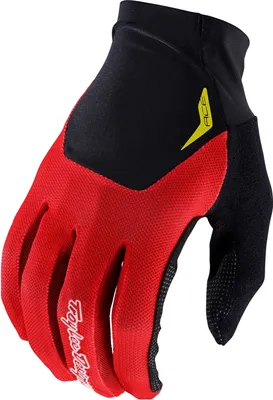 Produktbild von Troy Lee Designs Herren Handschuhe Ace , Mono - Rot, S