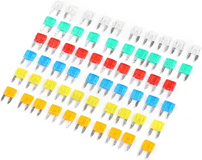 Produktbild von 60Pcs Auto Sicherungen Mini Palstic Silber Blade Typ Auto Interieur Teile für Auto Schutz