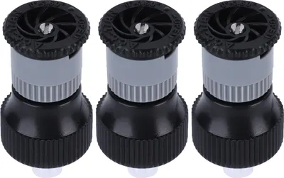Image de 3pcs 360��� Rotating Buried Spray Nozzle G1/2 Female Thread Adjustable Watering Sprinkler for Lawn Yard Garden Planter
