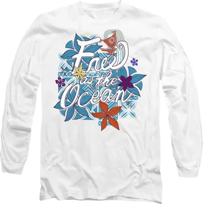 Obrázok produktu pre Moana - Tričko "Free As The Ocean" pre mužov/dámy Uni TV14634 (XL) (White)