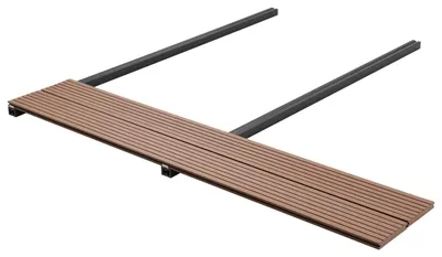 Produktbild von Terrassendiele 60 pcs Hellbraun WPC