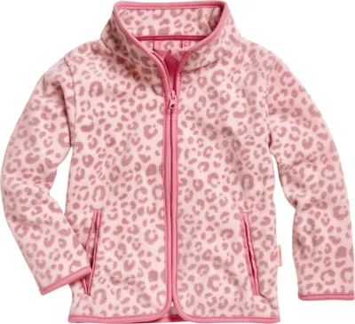 Produktbild von Fleece-Jacke Leo-Print : rosa 92 Farbe: rosa Größe: 92