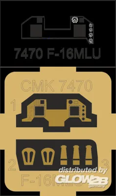 Produktbild von CMK F-16MLU Cockpit 1:72