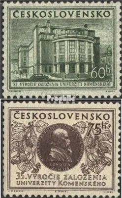 Produktbild von Briefmarken Tschechoslowakei 1955 Mi 892-893 (kompl.Ausg.) postfrisch Universität