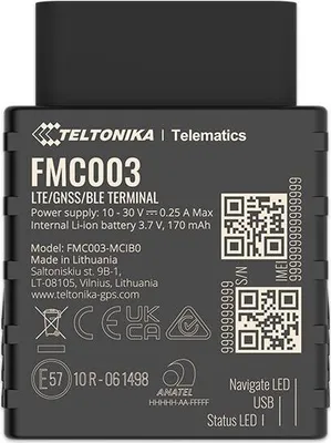 Obrázek produktu pro Teltonika FMC003 - GPS/GLONASS/GALILEO/BeiDou/QZSS Tracking-Gerät - 128MB (FMC003X4BP01)