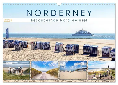 Produktbild von NORDERNEY Bezaubernde Nordseeinsel (Wandkalender 2027 DIN A3 quer), CALVENDO Monatskalender
