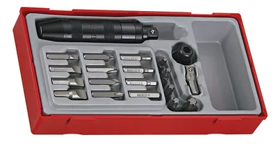 Image de Tengtools 102100104 Ttid20 Jeu De Tournevis À Choc - 1/2" 20 Pièces
