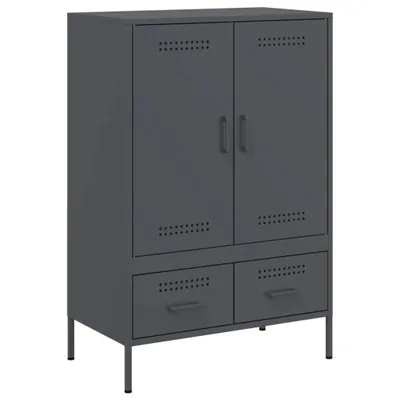 Produktbild von Highboard Anthrazit 68x39x101,5 cm Stahl