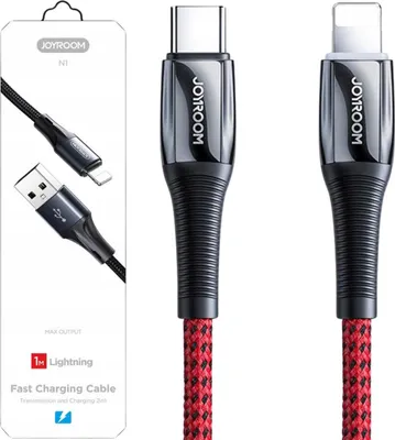 Immagine prodotto di Cavo Joyroom S-1224K2 Usb-C / Lightning Pd 20W 2.4A 1.2M - Czerwony