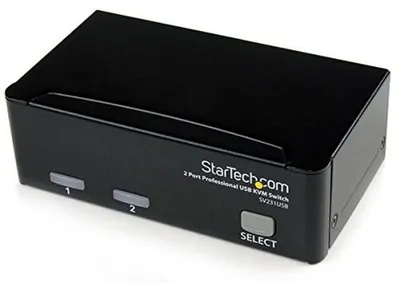 Productafbeelding van 2-poorts USB KVM Switch met VGA, Inclusief Kabel