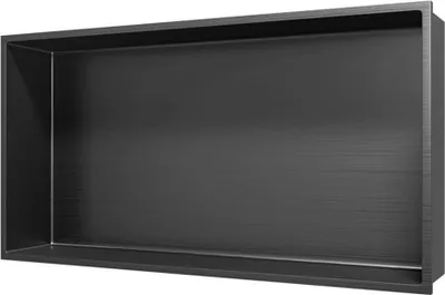 Produktbild von Aloni Wandnische Edelstahl grau gebürstet rostfrei 300x600x100mm