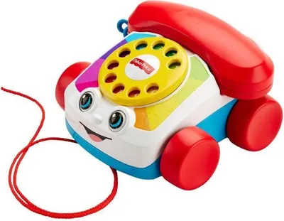 Produktbild von Fisher-Price Animiertes Telefon, interaktives Babyspielzeug, ab 12 Monaten, Rot und Blau, FGW66