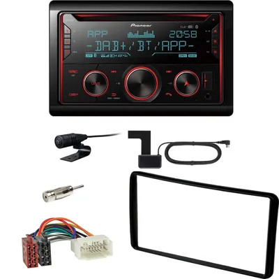 Produktbild von Pioneer FH-S820DAB USB Digitalradio Bluetooth Einbauset für Suzuki Jimny FJ