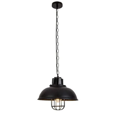 Image de Homestyle Pro MK107-BB Industriële Hanglamp 33x26 cm Zwart/Metaal
