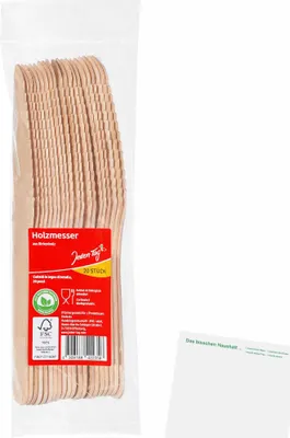 Produktbild von Jeden Tag Messer Holz (20Stk) + usy Block