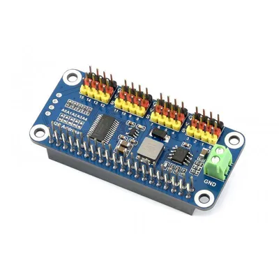 Produktbild von 16 Kanal Servo Driver uHAT (I2C) für Raspberry Pi