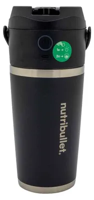 Produktbild von NutriBullet Flip, Tragbarer Mixer, 0,59 l, Eis-Crusher, 11 W, Schwarz