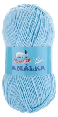 Produktbild von 100g Strickgarn Amalka Strick-Wolle Polyacryl Anti Pilling Effekt Farbwahl