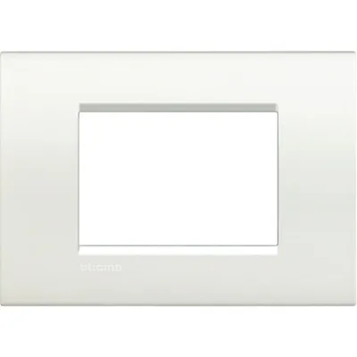 Produktbild von bticino LNA4803BI, Weiß, Schraubenlos, Bticino, 120 mm, 86 mm, 1 Stück(e)
