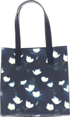 Image de Ted Baker sac à main Tutucon Small Tulip Printed Icon Bag Navy bleu marine