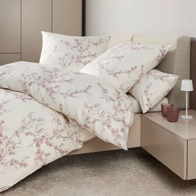 Produktbild von Janine Design Bettwäsche-Garnitur Mako-Satin 45104 MILANO Farbe rosa beere Größe 135x200+80x80