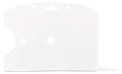 Zdjęcie produktu dla Uchwyt na identyfikator 65x95mm przezroczysty plastik PU=10 sztuk