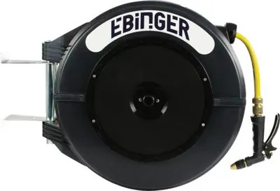 Produktbild von Profi-Schlauchaufroller EBINGER DR 100 – R3, mit 25 m 1/2“ PVC Schlauch