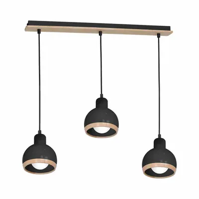 Produktbild von Milagro OVAL MLP7046 schwarze Kronleuchter-Pendelleuchte