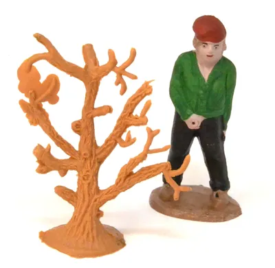 Weihnachtsfigur, 7 cm, pinkelnde Figur, Krippenfigur, Jesus, 3 Könige