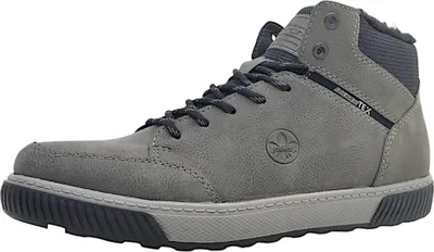Image de Chaussures de ville pour hommes Rieker, bottes, doublure chaude, couleur gris, style décontracté