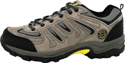 Produktbild von Nowaland Herren Outdoor Trekkingschuhe Wanderschuhe Sneaker Gr. 41-50 inkl. Übergröße,Dunkelgrau-Gelb,42