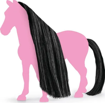 Obrázek produktu pro schleich HORSE CLUB Sofia’s Beauties 42649, Účes pro figurky hraček, 3 rok/roky, Brushable hair, Horses, Černá