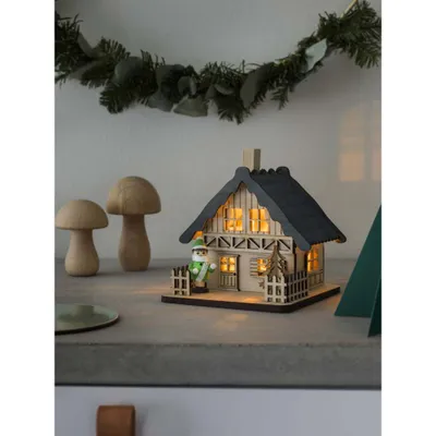 Produktbild von Konstsmide 3232-100, Leichte Dekorationsfigur, Holz, IP20, 2 Glühbirne(n), LED, 0,12 W