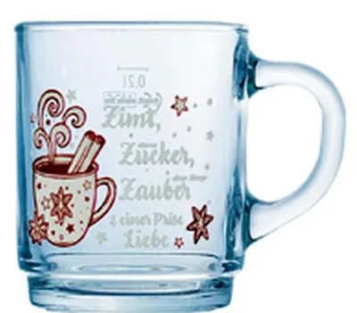 Produktbild von Nachbildung Tee-/Glühweinbecher 25cl; 0,2l /-/ stapelbar - 6 Stück
