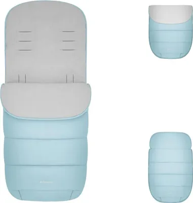 Produktbild von Kikkaboo Fußsack Classic für Kinderwagen Fleece Reißverschluss wasserabweisend