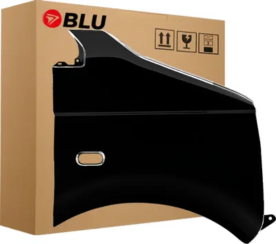 Produktbild von BLU Kotflügel Passend für VW Volkswagen Transporter T5 / Multivan LC9Z Rechts Schwarz BlackMagic | 2003-2015 | Vorderseite Vorne | Lackiert | Einbaufertig