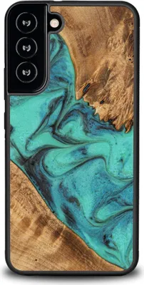 Image de Housse en bois Bewood Galaxy S22 Plus, Turquoise