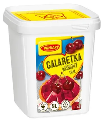 Zdjęcie produktu dla WINIARY Galaretka o smaku wiśniowym 1,3 kg