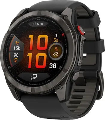 Produktbild von Garmin fēnix 8 Pro, 3,56 cm (1.4"), AMOLED, Touchscreen, 32 GB, GPS, 90 g