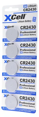 Produktbild von 5er-Sparset CR2430 Lithium Batterie 3V, CR2430 Batterien im praktischen 5er Set