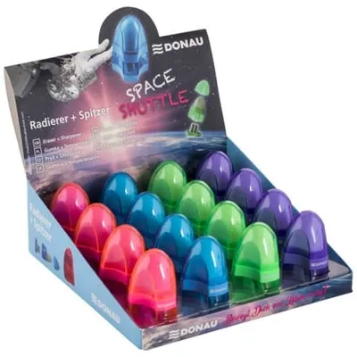 Produktbild von DONAU Radierer + Spitzer Space Shuttle 0