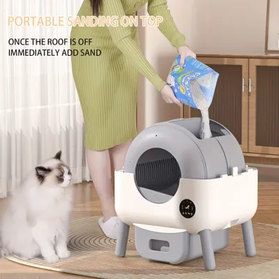Immagine prodotto di Lettiera autopulente - Lettiera automatica - Lettiera intelligente - Lettiera senza odori
