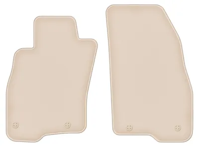 Produktbild von DURBAN Beige Velours-Fußmatten vorne für Fiat Punto 12' Schrägheck (2012-2018)