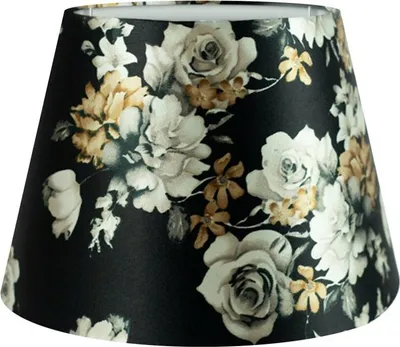 Produktbild von Wogati® Premium Lampenschirm E14/E27 Baumwolle  | Blume Shabby / Größe: XXL