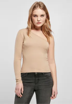Obrázok produktu pre Urban Classics Dámske - One Should Longsleeve beige - M