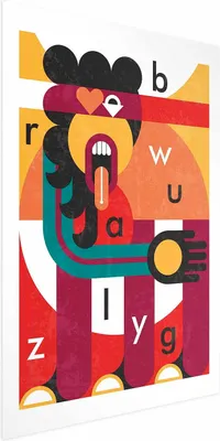 Produktbild von Posterpapier Poster - Design Art 21x30 cm Abstrakt n-A-0971-ao-a