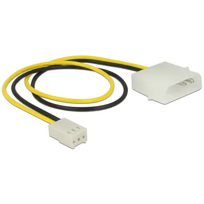 Produktbild von DeLOCK 83659, 0,3 m, Molex (2-pin), 3-polig, Männlich, Weiblich, Gerade