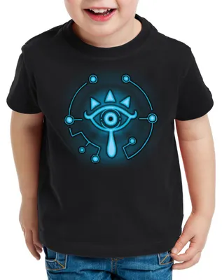 Produktbild von A.N.T. Sheikah Kinder T-Shirt tafel wild the breath of snes link