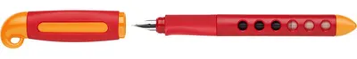 Produktbild von Schulfüller Scribolino - Linkshänder L rot. Packung mit 3 Stück