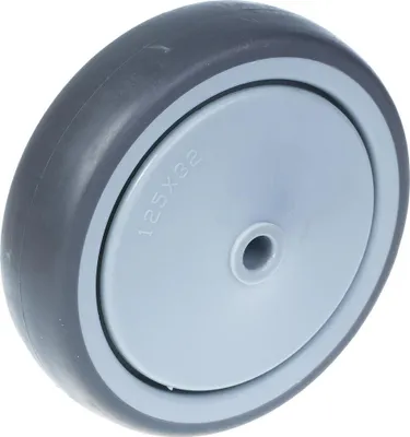 Obrázek produktu pro 125mm kolo s šedou TPR-pryží na polypropylenovém středu